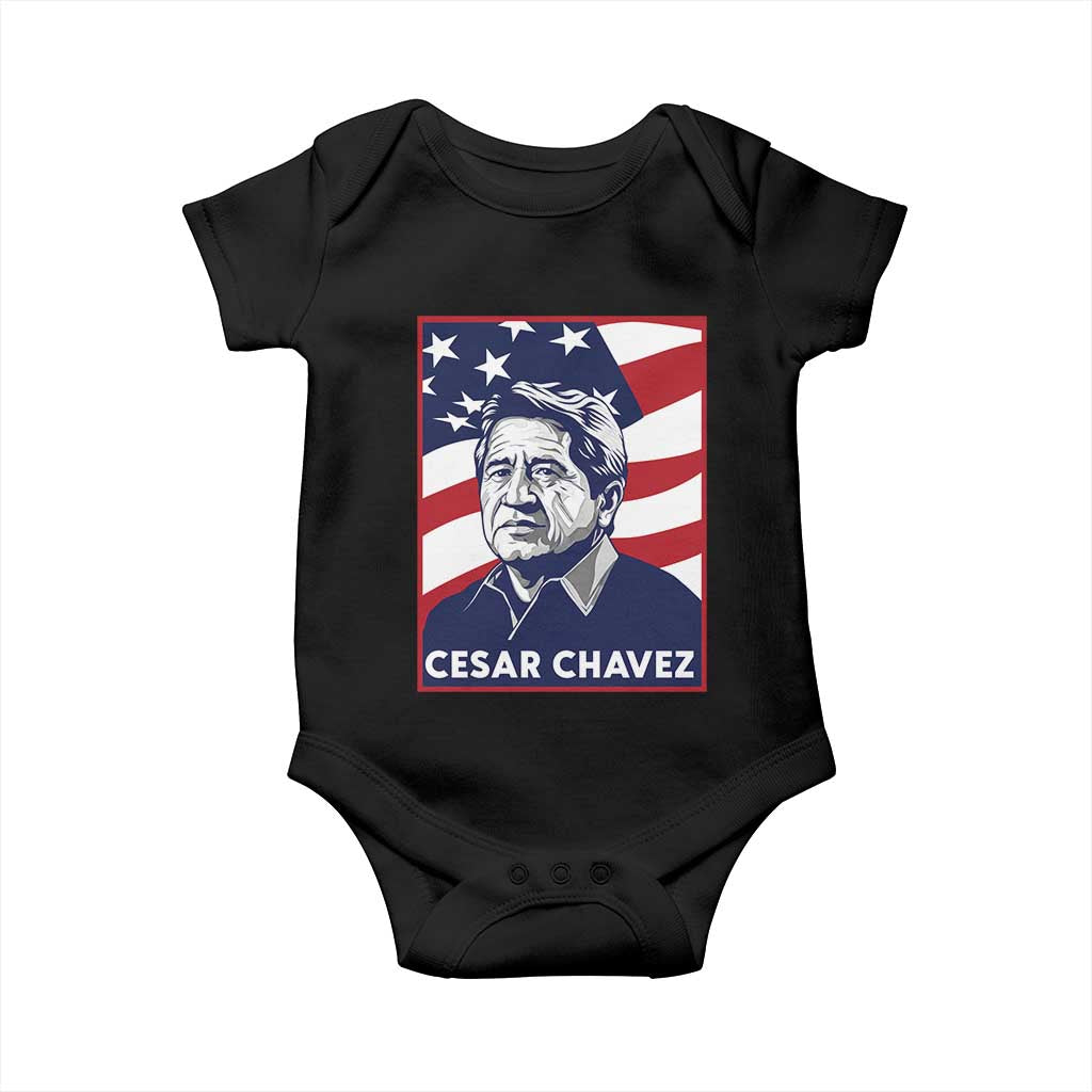 Cesar Chavez Baby Onesie Labor Leader Mexican American Pride