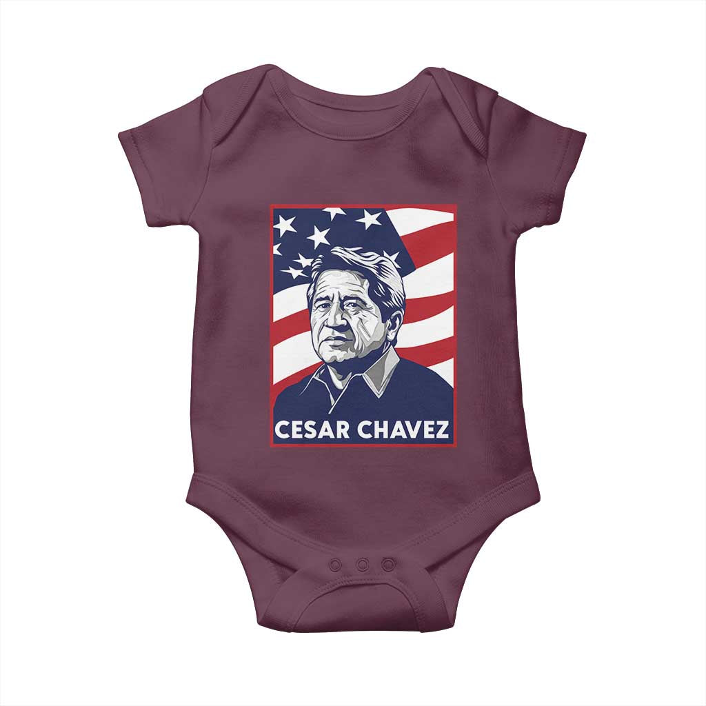 Cesar Chavez Baby Onesie Labor Leader Mexican American Pride