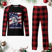 Cesar Chavez Plaid Pajama Set Labor Leader Mexican American Pride