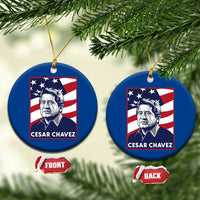 Cesar Chavez Ceramic Ornament Labor Leader Mexican American Pride