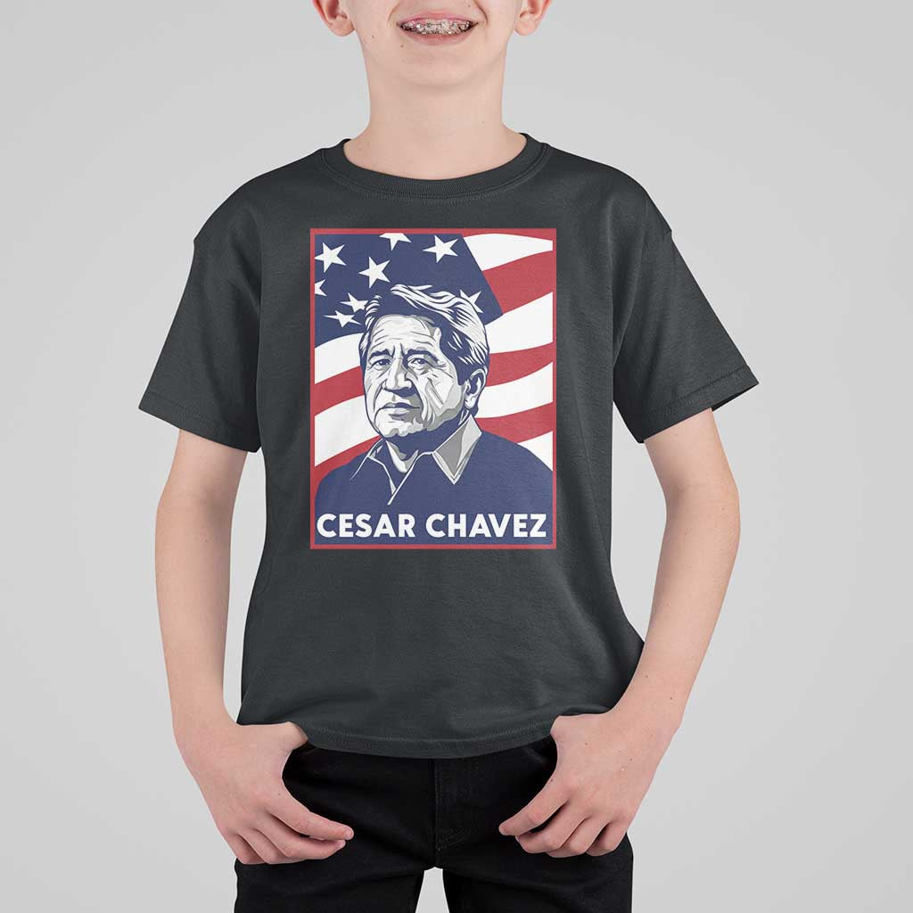 Cesar Chavez T Shirt For Kid Labor Leader Mexican American Pride