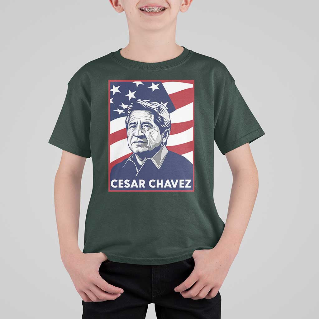 Cesar Chavez T Shirt For Kid Labor Leader Mexican American Pride