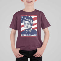 Cesar Chavez T Shirt For Kid Labor Leader Mexican American Pride