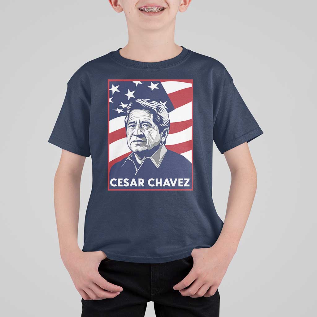 Cesar Chavez T Shirt For Kid Labor Leader Mexican American Pride