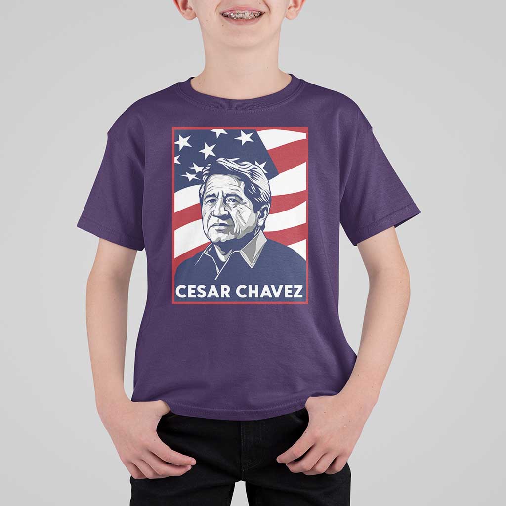 Cesar Chavez T Shirt For Kid Labor Leader Mexican American Pride