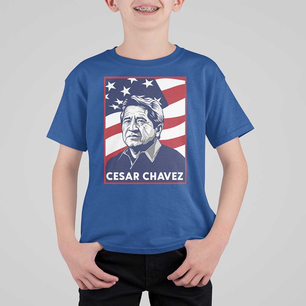 Cesar Chavez T Shirt For Kid Labor Leader Mexican American Pride