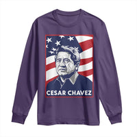 Cesar Chavez Long Sleeve Shirt Labor Leader Mexican American Pride