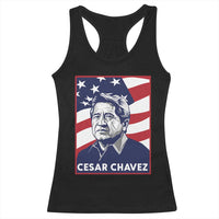 Cesar Chavez Racerback Tank Top Labor Leader Mexican American Pride