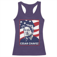 Cesar Chavez Racerback Tank Top Labor Leader Mexican American Pride