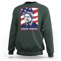 Cesar Chavez Sweatshirt Labor Leader Mexican American Pride