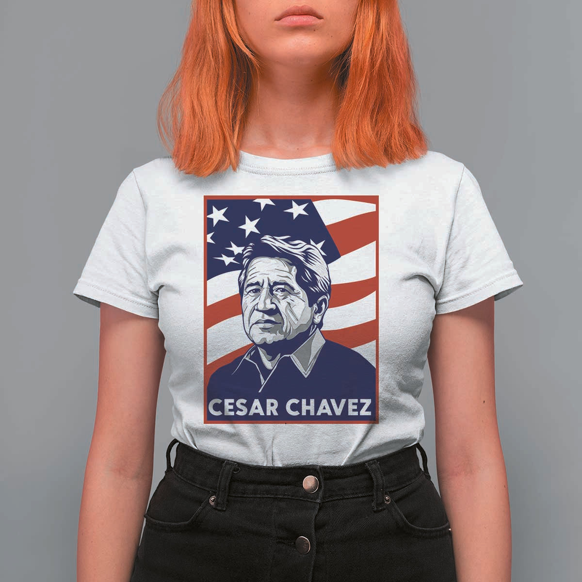 Cesar Chavez T Shirt For Women Labor Leader Mexican American Pride