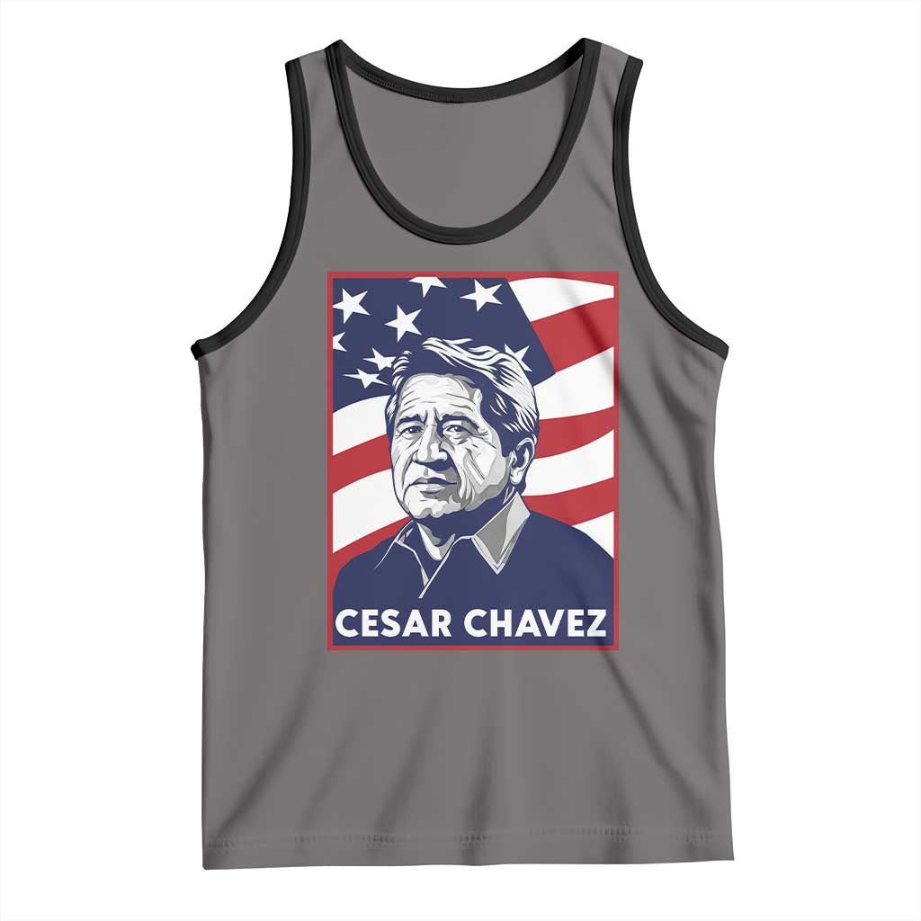 Cesar Chavez Tank Top Labor Leader Mexican American Pride