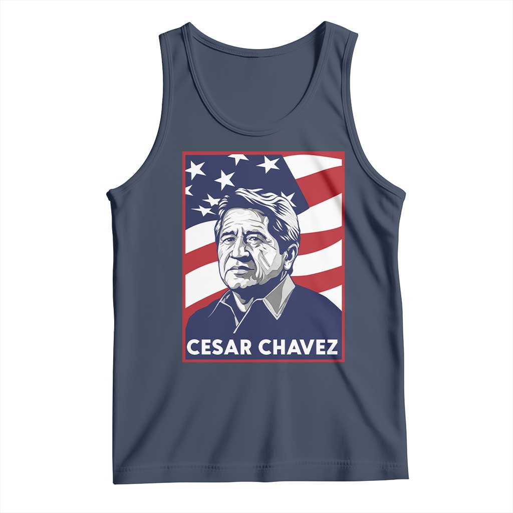 Cesar Chavez Tank Top Labor Leader Mexican American Pride