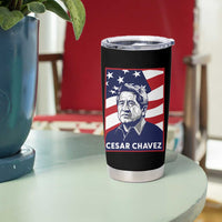 Cesar Chavez Tumbler Cup Labor Leader Mexican American Pride