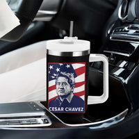 Cesar Chavez Tumbler With Handle Labor Leader Mexican American Pride