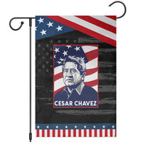 Cesar Chavez Garden Flag Labor Leader Mexican American Pride