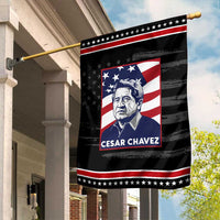 Cesar Chavez Garden Flag Labor Leader Mexican American Pride