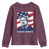 Cesar Chavez Youth Sweatshirt Labor Leader Mexican American Pride