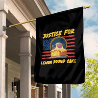 Justice For Lemon Pound Cake Garden Flag Funny US Flag Cake Parody Rap Free Speech