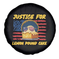 Justice For Lemon Pound Cake Spare Tire Cover Funny US Flag Cake Parody Rap Free Speech