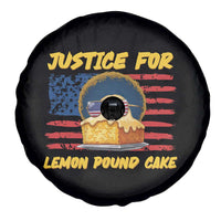 Justice For Lemon Pound Cake Spare Tire Cover Funny US Flag Cake Parody Rap Free Speech
