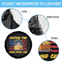 Justice For Lemon Pound Cake Spare Tire Cover Funny US Flag Cake Parody Rap Free Speech