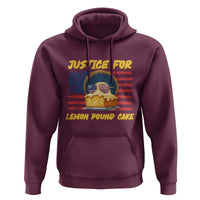 Justice For Lemon Pound Cake Hoodie Funny US Flag Cake Parody Rap Free Speech