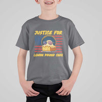 Justice For Lemon Pound Cake T Shirt For Kid Funny US Flag Cake Parody Rap Free Speech