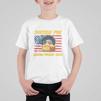 Justice For Lemon Pound Cake T Shirt For Kid Funny US Flag Cake Parody Rap Free Speech