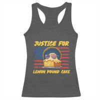 Justice For Lemon Pound Cake Racerback Tank Top Funny US Flag Cake Parody Rap Free Speech