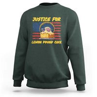 Justice For Lemon Pound Cake Sweatshirt Funny US Flag Cake Parody Rap Free Speech