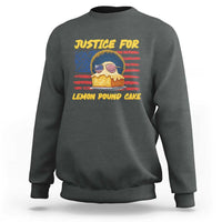 Justice For Lemon Pound Cake Sweatshirt Funny US Flag Cake Parody Rap Free Speech