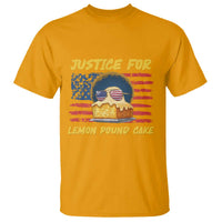 Justice For Lemon Pound Cake T Shirt Funny US Flag Cake Parody Rap Free Speech
