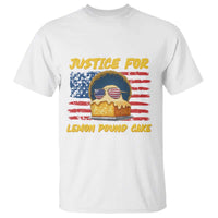 Justice For Lemon Pound Cake T Shirt Funny US Flag Cake Parody Rap Free Speech
