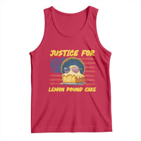 Justice For Lemon Pound Cake Tank Top Funny US Flag Cake Parody Rap Free Speech