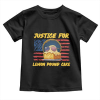 Justice For Lemon Pound Cake Toddler T Shirt Funny US Flag Cake Parody Rap Free Speech