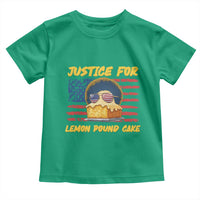 Justice For Lemon Pound Cake Toddler T Shirt Funny US Flag Cake Parody Rap Free Speech