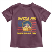 Justice For Lemon Pound Cake Toddler T Shirt Funny US Flag Cake Parody Rap Free Speech