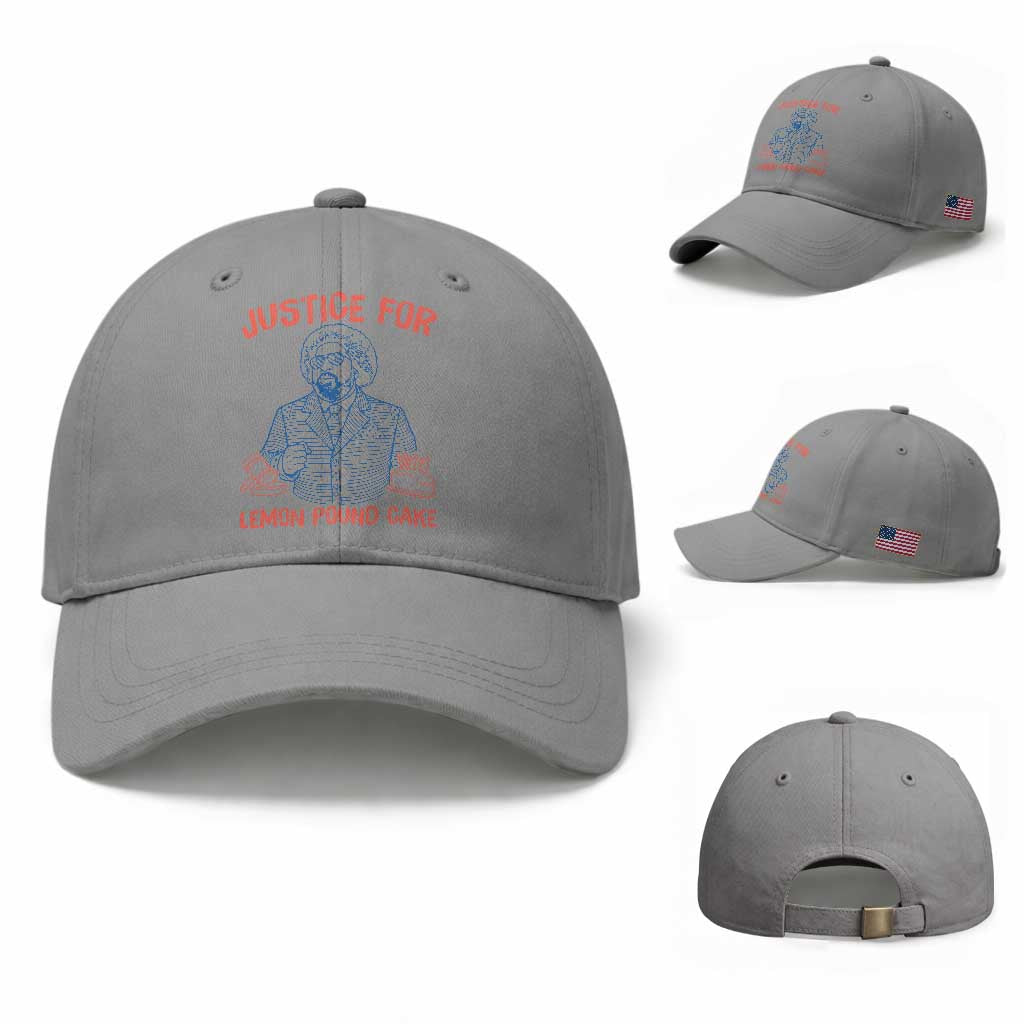 Justice For Lemon Pound Cake Baseball Cap Viral Trend Free Speech