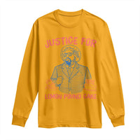 Justice For Lemon Pound Cake Long Sleeve Shirt Viral Trend Free Speech