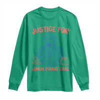 Justice For Lemon Pound Cake Long Sleeve Shirt Viral Trend Free Speech