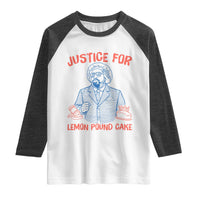 Justice For Lemon Pound Cake Raglan Shirt Viral Trend Free Speech