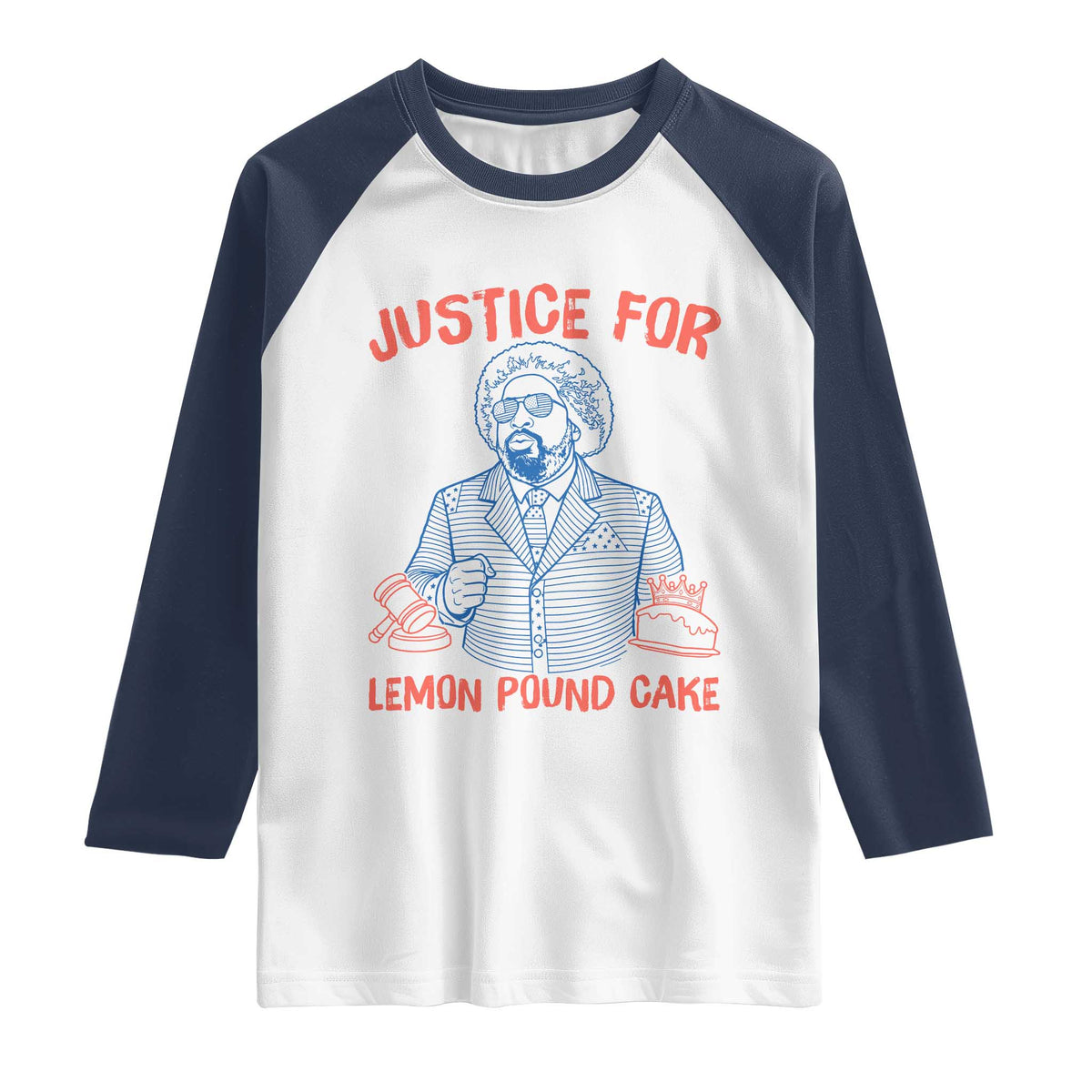 Justice For Lemon Pound Cake Raglan Shirt Viral Trend Free Speech