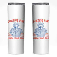 Justice For Lemon Pound Cake Skinny Tumbler Viral Trend Free Speech