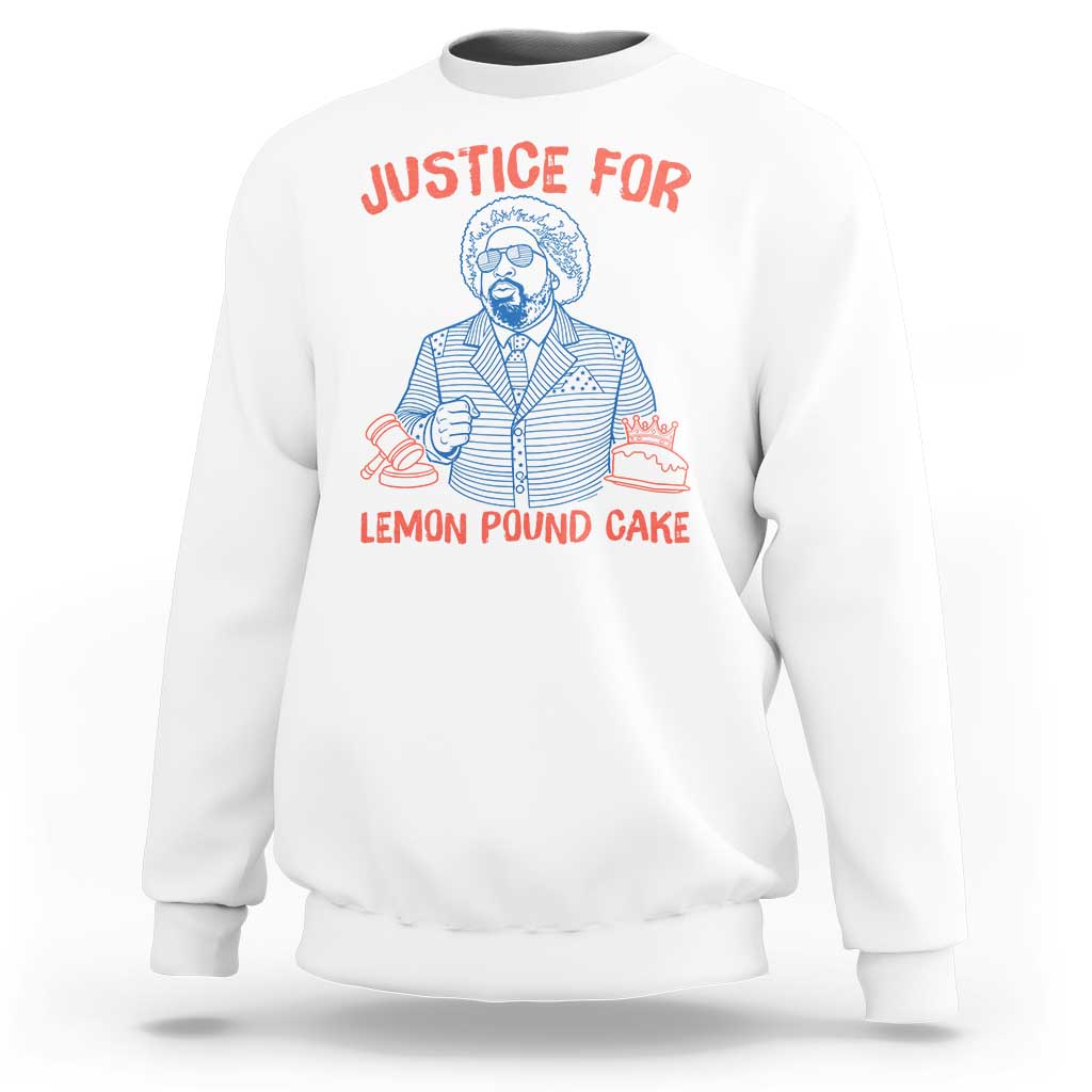 Justice For Lemon Pound Cake Sweatshirt Viral Trend Free Speech