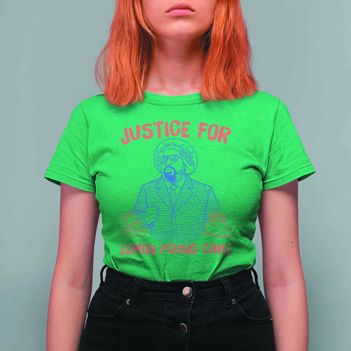 Justice For Lemon Pound Cake T Shirt For Women Viral Trend Free Speech