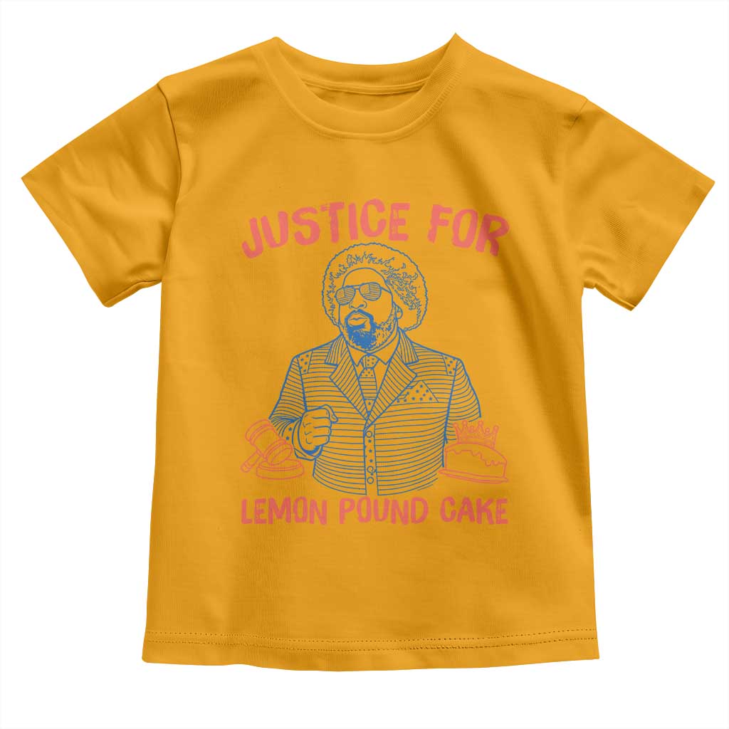 Justice For Lemon Pound Cake Toddler T Shirt Viral Trend Free Speech