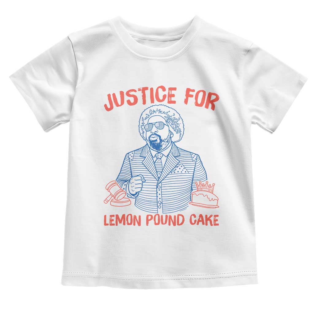 Justice For Lemon Pound Cake Toddler T Shirt Viral Trend Free Speech