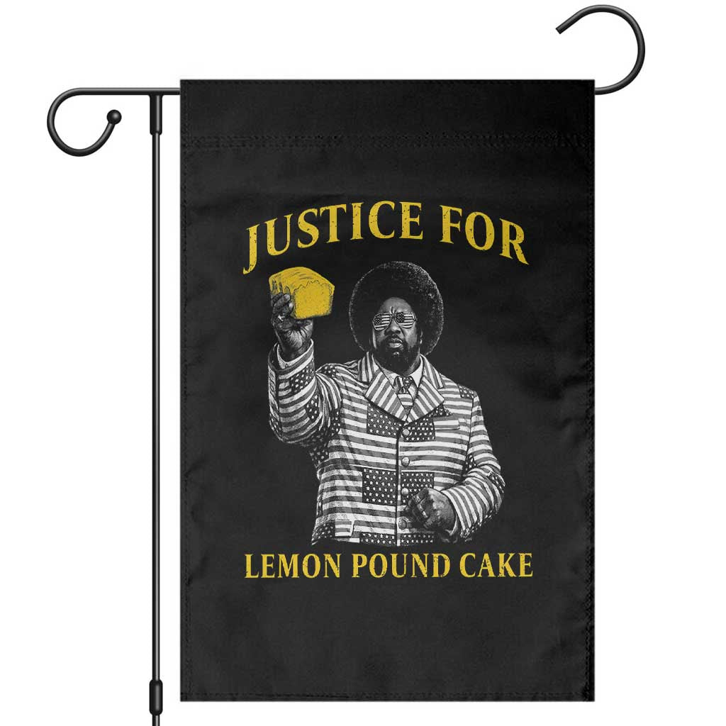 Justice For Lemon Pound Cake Garden Flag Vintage Rap Free Speech