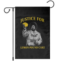 Justice For Lemon Pound Cake Garden Flag Vintage Rap Free Speech
